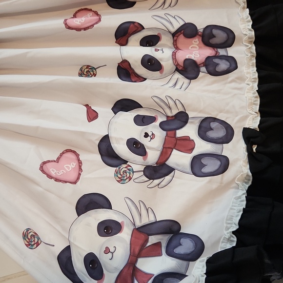 Panda Print OP Dress - Picture 2 of 4